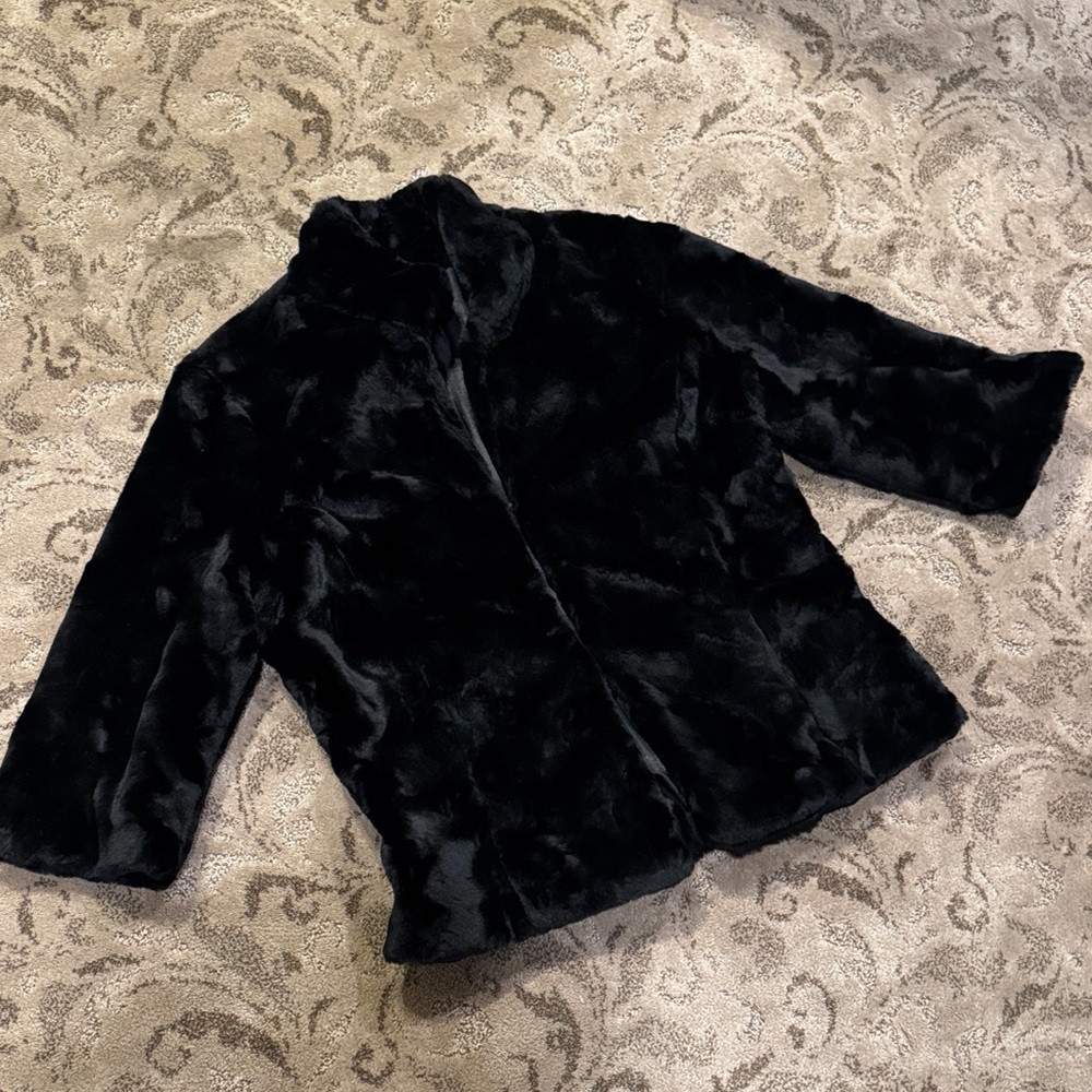 Merona Black Teddy Jacket